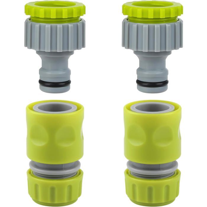 Raccord Tuyau Arrosage, Lot De 4 Raccord Tuyau Eau Raccord Laiton Tuyau