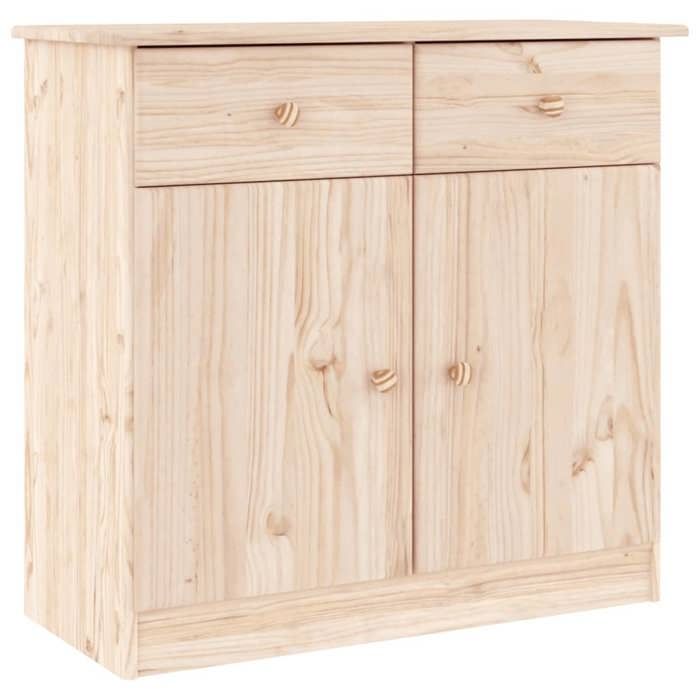 Promotion FévrBuffet debout - Armoire Vaisselier - Pour maison - ALTA 77x35x73 cm bois massif de pin FR23832563