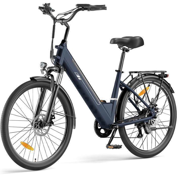 Touroll Roamer 2 ST Vélo Électrique - Moteur 250 W - Batterie 15.6ah - Autonomie 100 km - Shimano 7 Vitesses-Freins à Disque