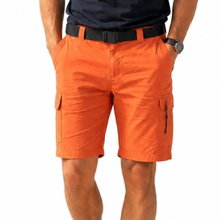 Short cargo Orange Homme Columbia utilitaire Silver Ridge