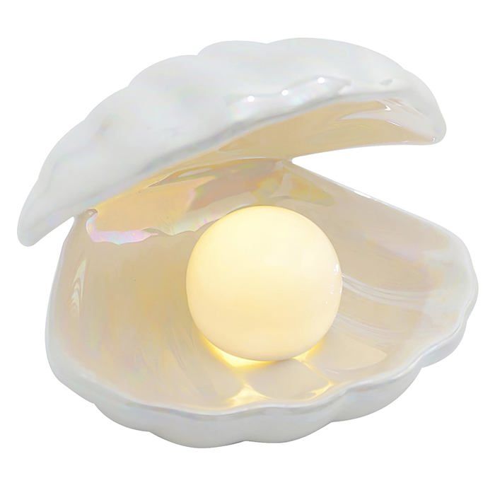 Veilleuse En Perles De Coquillage En Céramique Lampe De Chevet En Coquillages Décoration De Nuit Lampe De Bureau Pour Chambre À