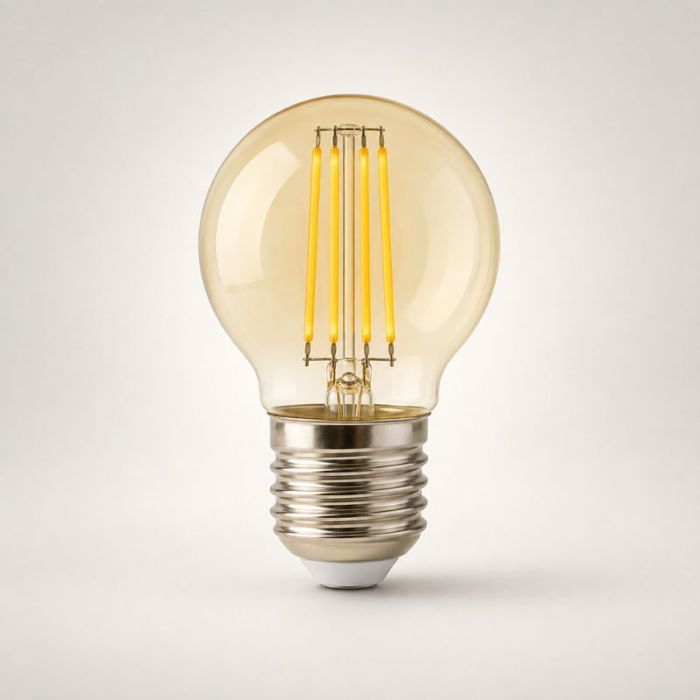 Ampoule LED à Filament E27 G45 4W - Blanc Chaud (2300K - 3500K)