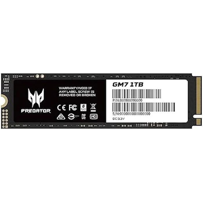 Acer Predator GM7 SSD .2 PCI Express 4.0 NVMe Neuf - vue 8