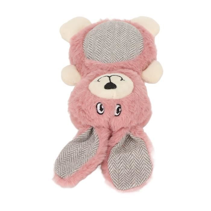 Comparer les prix de Jouet pour chien - AKOZON - Lapin en peluche - Doux et résistant - Grinçant - Nettoyage interactif