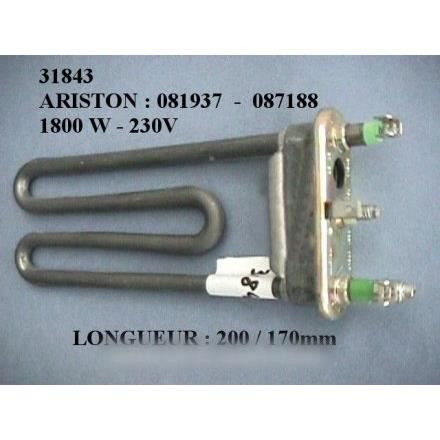 Thermoplongeur pour lave linge ARISTON 170200mm