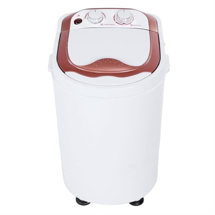 Mini Machine à laver Portable Lave-linge complet-automatique Spinner UK  Plug 220V-HEN - Cdiscount Electroménager