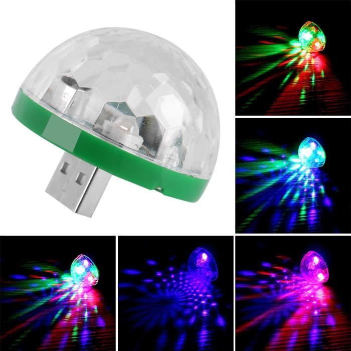 Lumière Disco 3 En 1 Avec Télécommande, Stroboscopique, Commande Vocale Lampe Dj Led Boule Disco Usb 97359988