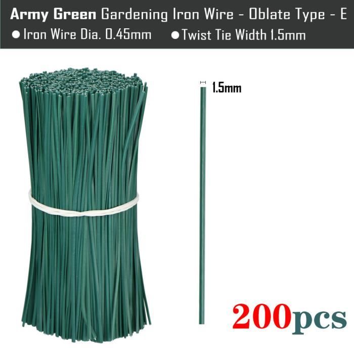800 Attaches Torsadées Métalliques Noires - Longueur 12 Cm - PET Et Fer - Réutilisables - Pour Emballage Cadeau, Décoration, Jardin, Câbles