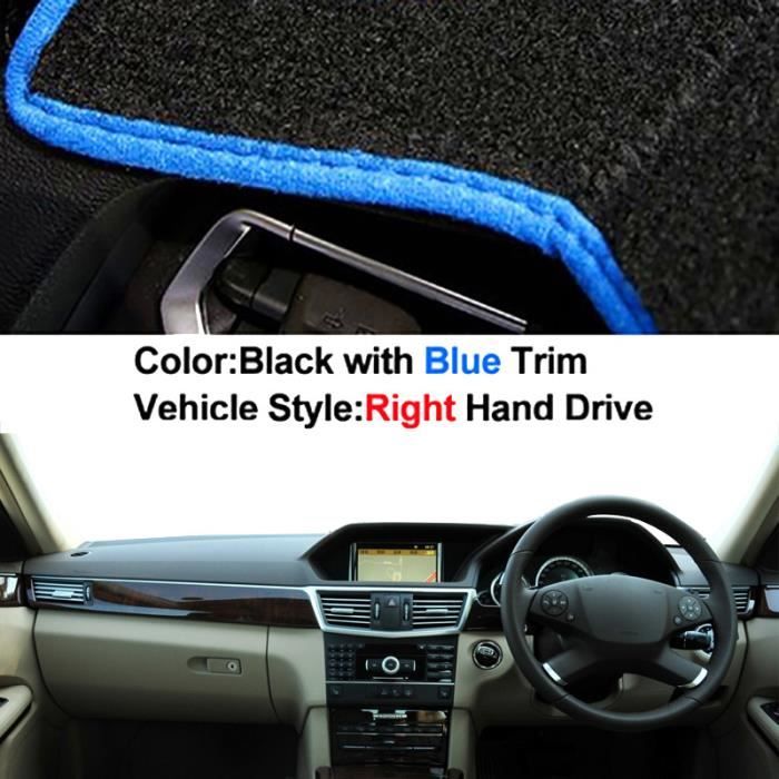 Bleu RHD - Couvercle de tableau de bord de voiture, Capuchon de protection  pour mercedes-benz classe E W212 2 - Cdiscount Auto