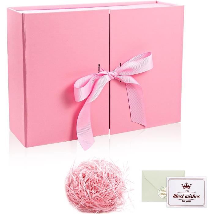 Boîte Cadeau, Boîte Cadeau Avec Couvercle, Boîte Cadeau Avec Ruban