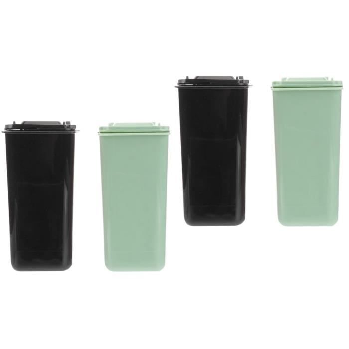 5 Pièces Miniature Poubelle Modèle - Mini Poubelle Camion Pour Maison De Poupée Éducatif Enfant