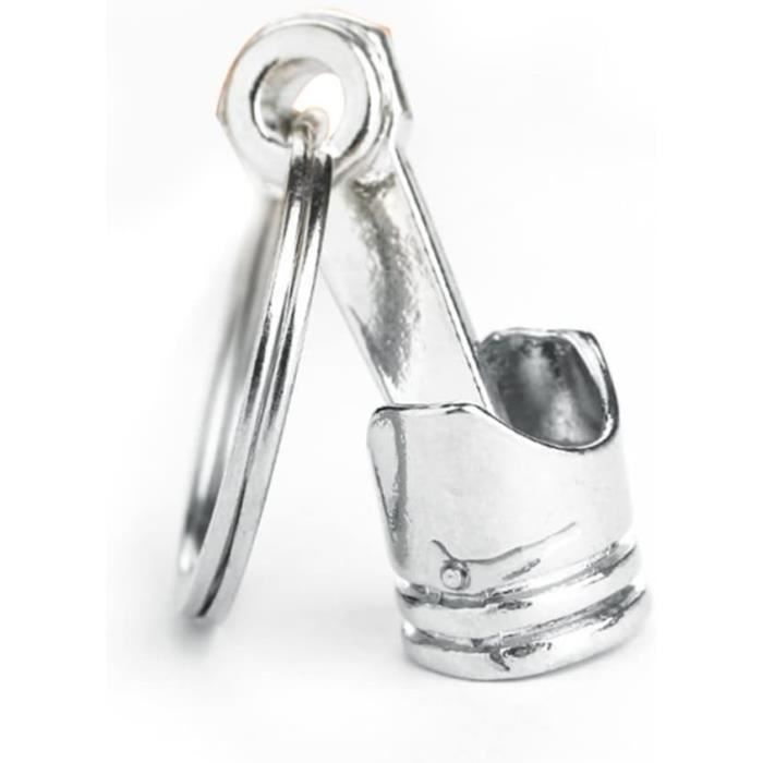 LIHAO Anneaux de Porte-clé en Acier INOX pour Bricolage, Loisirs
