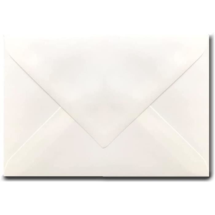 Enveloppe blanche pour carte