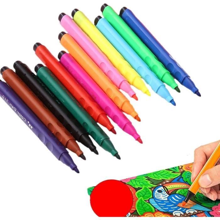 Colourful Art Co. Feutres Coloriage - Excellent Cadeau Filles