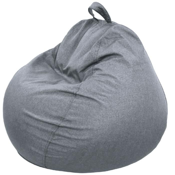 Pouf poire déhoussable gris foncé 80 x 70 cm - Fauteuil Canapé Coussin de Sol Pouf dintérieur - Rempli de Mousse - Bananair Pouf poire déhoussable gris foncé 80 x 70 cm - Fauteuil Canapé Coussin de Sol Pouf dintérieur - Rempli de Mousse - Bananair