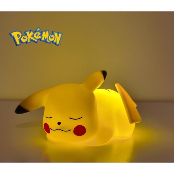 veilleuse pikachu, pokemon, lampe de chevet  -  rick boutick