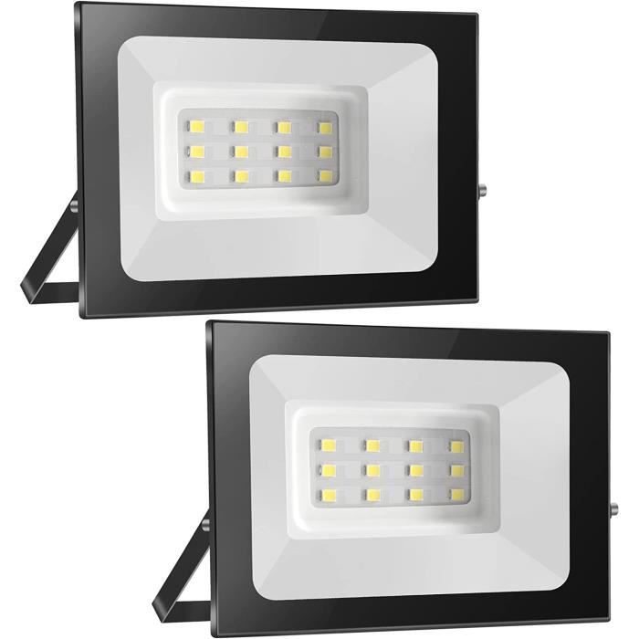 KeWin Projecteur LED 30W Extérieur, 3000LM Projecteur Extérieur Blanc