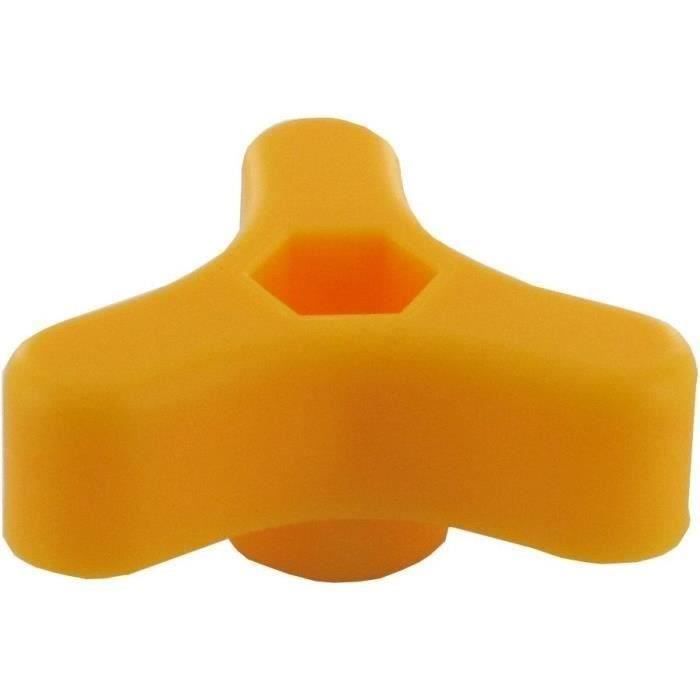 Ailette jaune pour écrou de 13 mm origine STIGA 322399840/0