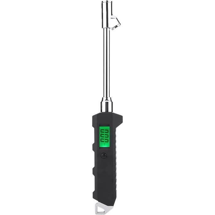 Manomètre Pneu Numérique 0-200PSI Keenso - Jauge Pression Pneus Voiture Camion Moto Avec Écran LCD Et Alarme