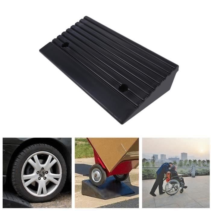 Rampes de Trottoir en Caoutchouc | Double Rampe de Seuil Légère pour Fauteuil Roulant, Voiture, Remorque, Scooter, Moto MILLIONTEK
