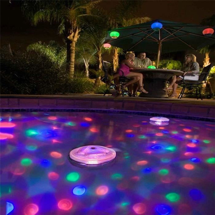 DeeprBlu Lumière de Spa à LED, Lumière de Piscine Flottante Étanche IP68,  Lumière de Baignoire à Couleur Changeante, Cadeau de Lumière de Boule pour