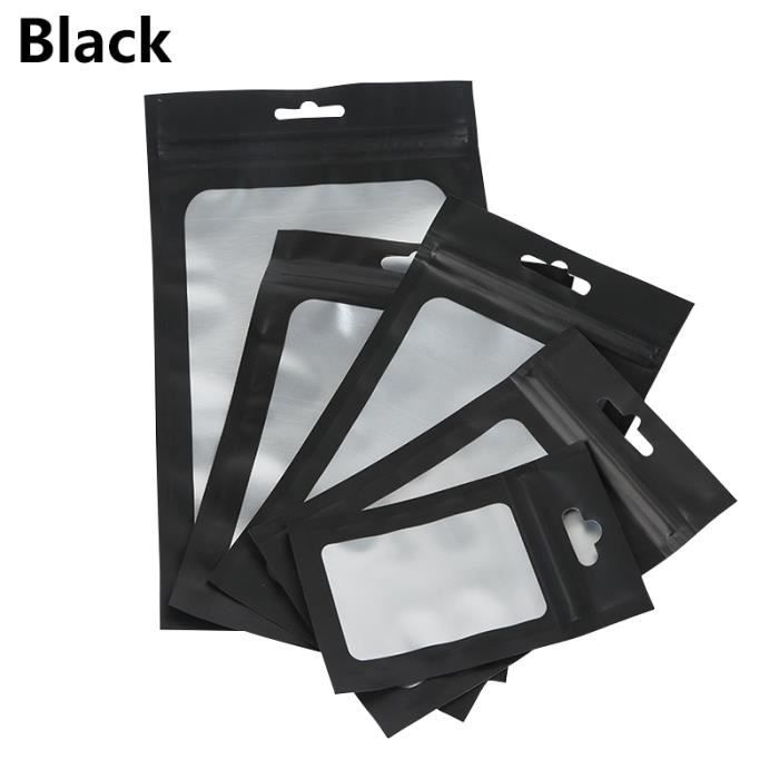 WACCOMT Pack Lot de 100 sacs de rangement alimentaires en Mylar thermoscellables en film pur pour l'échantillonnage, emballage anti-odeurs 5 x 18 cm