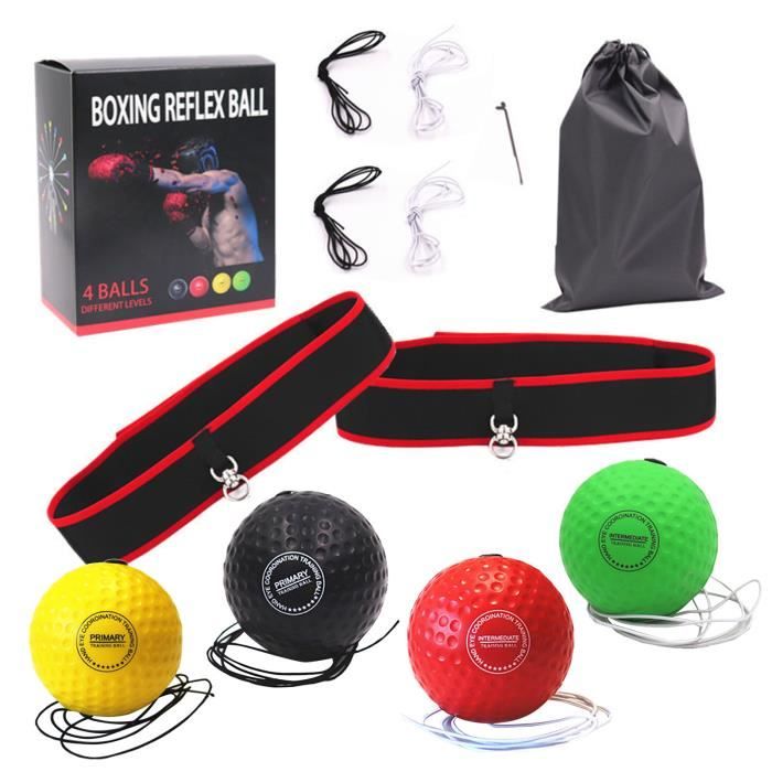 Binnan 4 Balles Élastiques En Caoutchouc Multicolores - Pour DIY, Bureau, École - Lot De 4