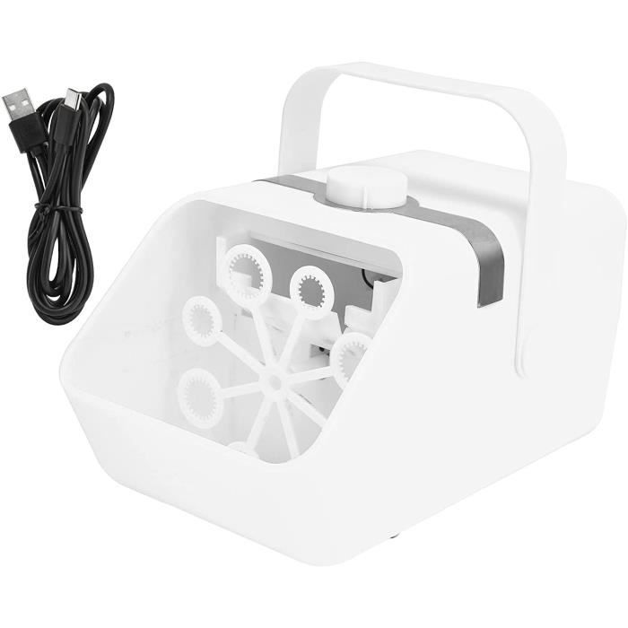 Machine à Bulles Automatique Avec Lumière Et Musique - Torche Portable Pour Enfants - Jeu D'extérieur - Fonctionne Sur Batterie - 4