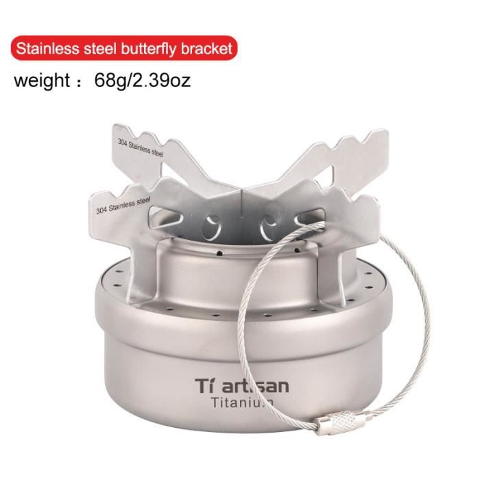 Récha Ustensile De Randonnée BRS 3000T - Titane - Ultra-léger - Neuf