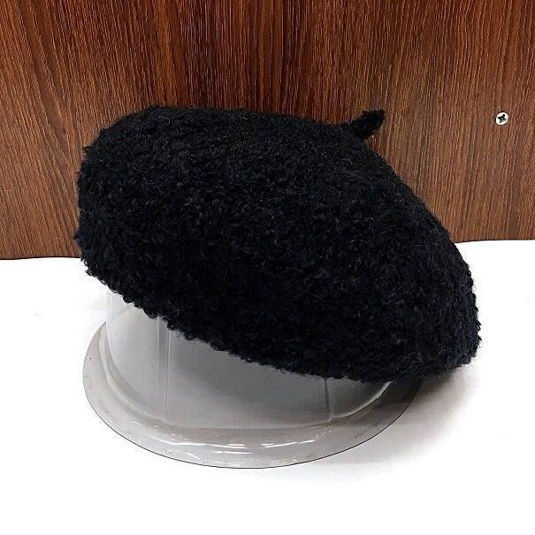 Beret Enfant Fille CASQUETTE Longsing Bérets,Beret Noir Bonnet Unisexe En Laine Béret Enfant