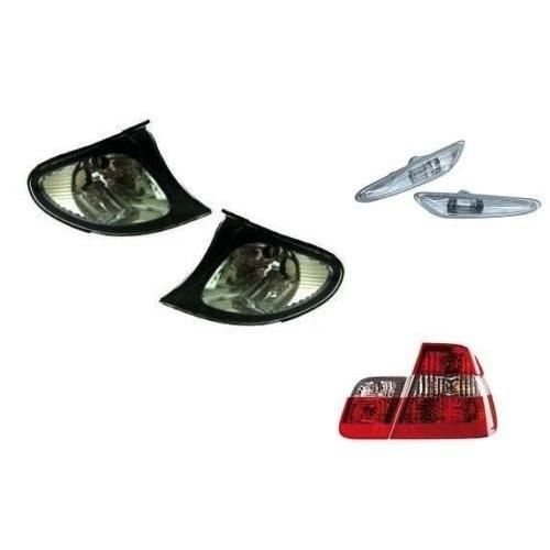 Clignotant Avant Droit Blanc Pour BMW Série 3 E46 Berline Phase 1 (02/1998-08/2001) - TYC