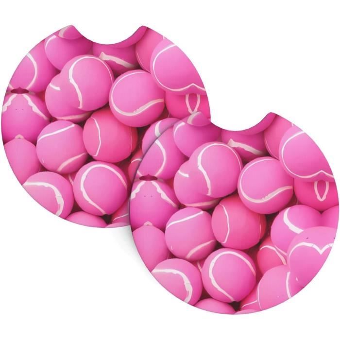 Dessous De Verre Pour Voiture, Lot De 2, Dessous De Verre Pour Voiture Lot De 2 Dessous De Verre Universels Antiderapants Pour Voiture Accessoires Pour Linterieur De La Voiture Rouge 91705023