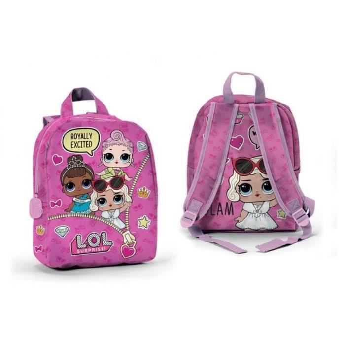 Sac à dos - CORIEX - LOL Surprise! - Rose - 22x27x8 cm - Pour fille primaire