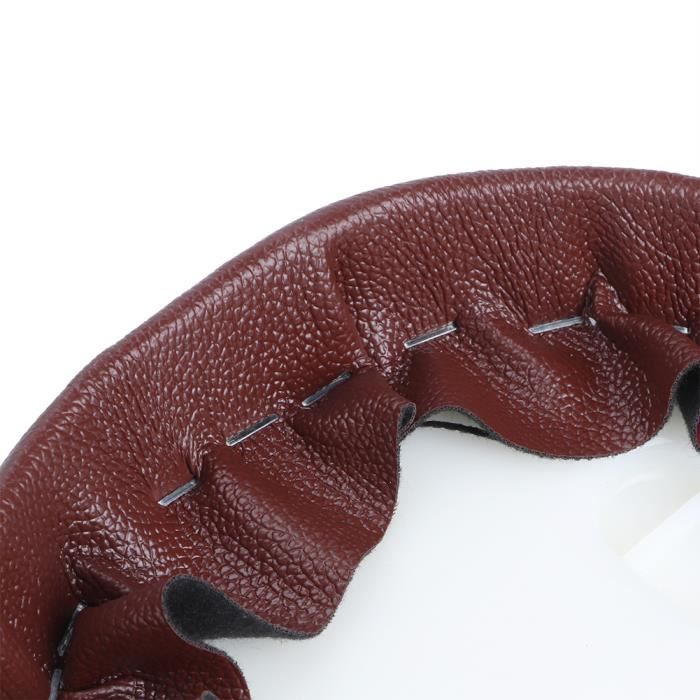 Ceinture élastique tressée avec cuir bicolore dégradé à la main Ceinture élastique tressée avec cuir bicolore dégradé à la main
