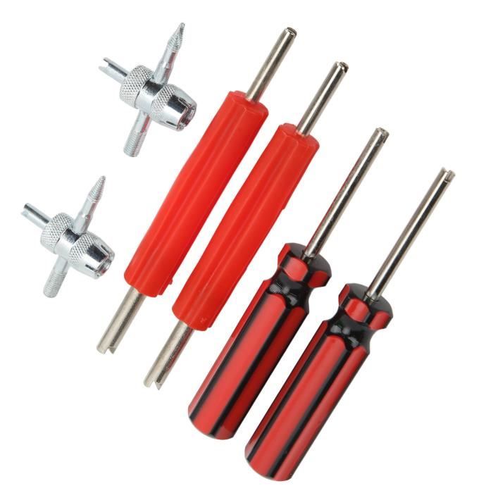 Kit De Réparation De Valve KGDUYC Pour Vélo, 10 Noyaux Presta + Outil De Démontage, Pour VTT Et Route