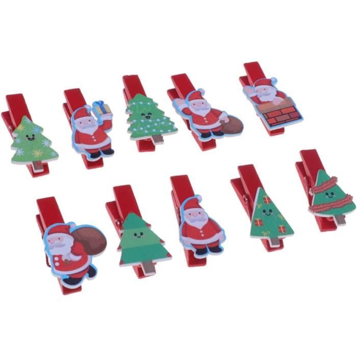 6 Supports Photo Avec Pinces Crocodile - Base En Bois, 3 Couleurs - Pour Mariages, Bureaux, Décorations De Table, Messages