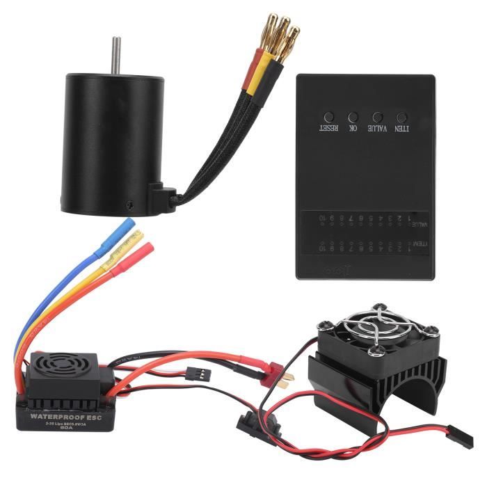 Carte De Programmation ESC Sans Balais Pour RC 1/10 – Réglages Avancés Pour Hobbyfans, OCDAY, GoolRC