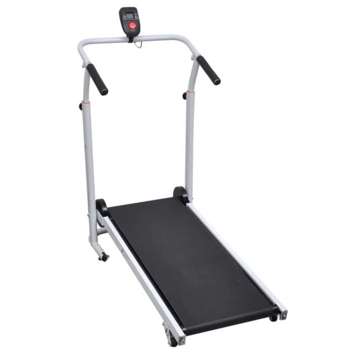 Viesurchoix Mini tapis roulant pliable 93 x 36 cm Noir 117197