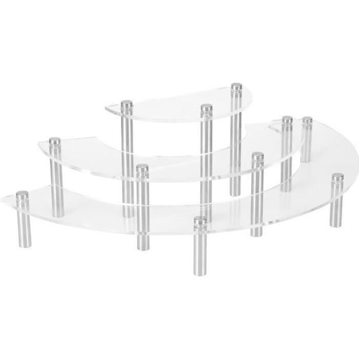 Vitrine pour Collection Boîte de Présentation pour Figurines D'action, Cube, Vitrine en Acrylique Ouvrable, Bac en Plastique Transparent pour Comptoir, Boîte de Rangement pour Objets de Collection(30x