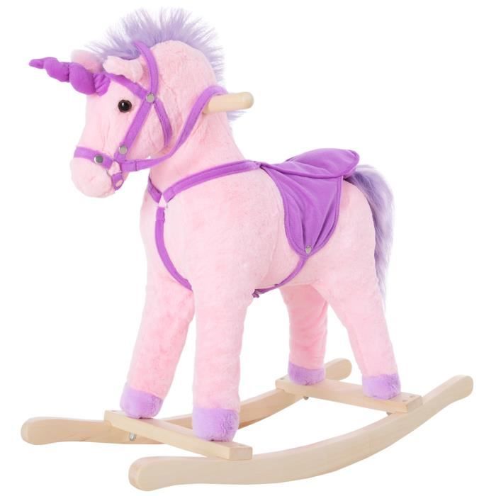 cheval bascule licorne