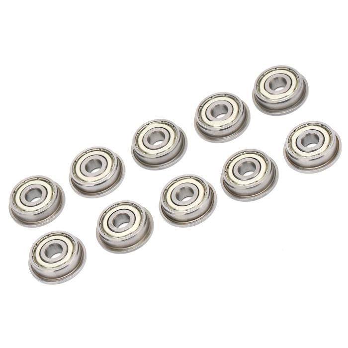 Lot De 10 Roulements à Billes Miniatures MR63ZZ Double Blindage – 3x6x2.5mm – Pour Rollers, Skateboards, Longboards, Waveboards