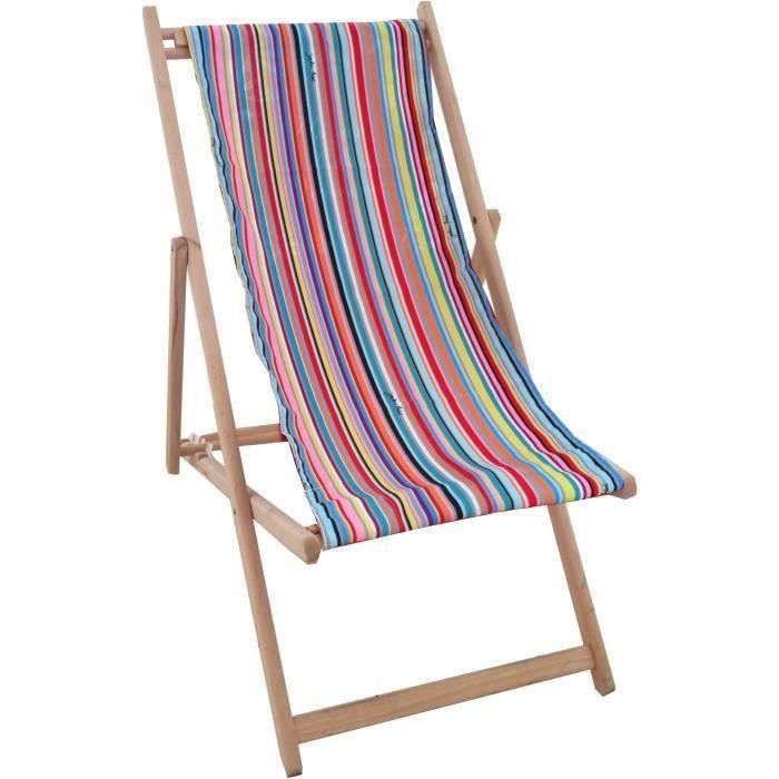 Coussin De Jardin Déperlant - Motif Flocons Norvège, Pour Transat, Piscine, 180x56 Cm - Fabriqué En France
