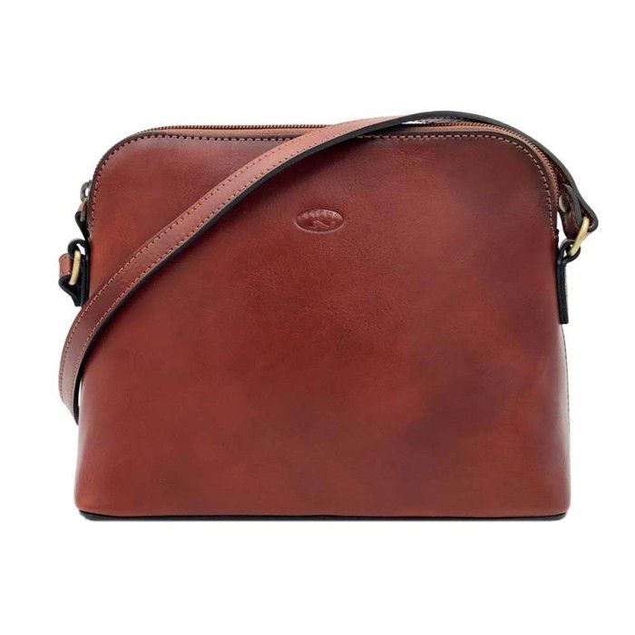 Katana Sac porté travers en cuir marron 9953 Cdiscount