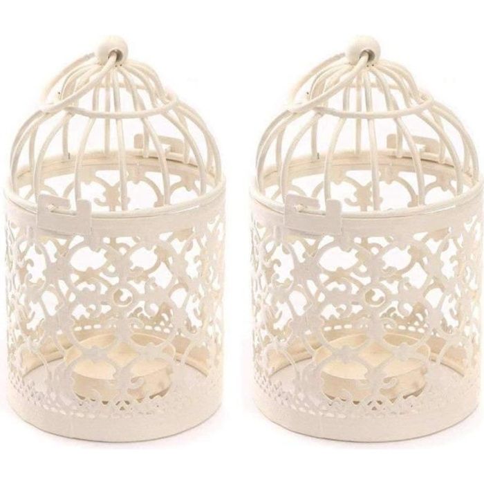 Photophore Carton Cage Oiseau Doré Petit Prix | Photophores