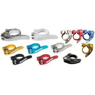 2 Attaches Rapides Pour Selle De Vélo - M6x55mm, Aluminium, Serrage Rapide