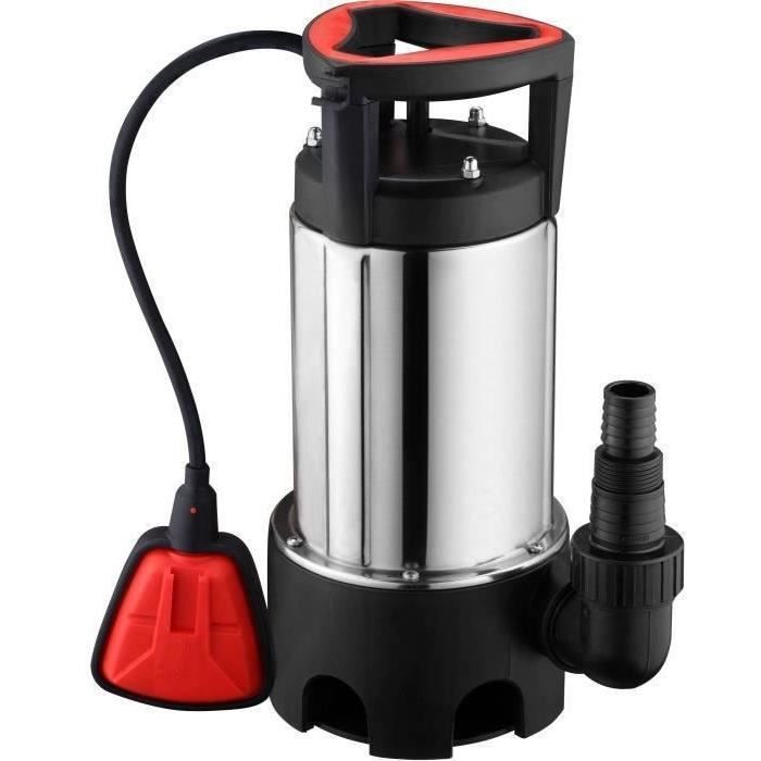 Pompe vide-cave eaux chargées 750W - Puissante et polyvalente - ELEM - Corps inox