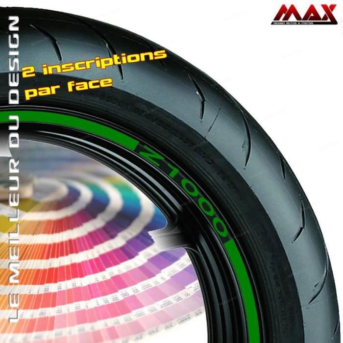 Bandes Fluorescentes Pour Jantes Moto - Adhésif Vinyle Jaune 5mm X 6m - Customisation Style Course