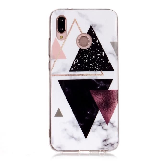 Coque Gel Souple Anti-choc Pour Huawei P20 Lite - Impression Triangle, Marque Novago, Neuf