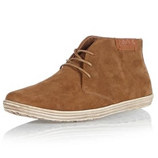 sneakers cuir marron