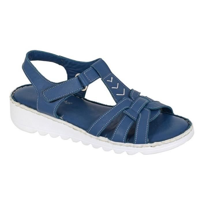 Sandales bleu marine petit on sale talon
